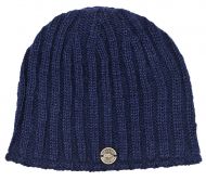 Easy rib beanie - pure wool - blue