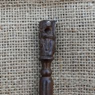 Crochet Hook - wood/horn - squirrel