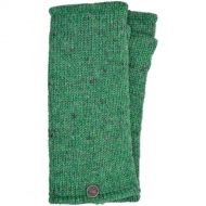 Pepper - pure wool plain wristwarmer - green/grey