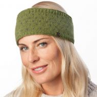 NAYA - pure wool fleece lined - tick headband - green/grey