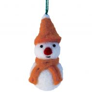 Felt - Christmas Decoration - Snowman - Spice