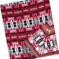 Aztec shawl - red
