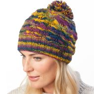 Pure wool - Shell Bobble Hat - Lightning