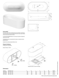 Bette Lux Oval Silhouette Bath 170 x 75cm