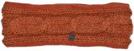 Pure Wool Fleece lined headband - cable - Apricot