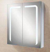 HiB Stratus 60 LED Demisting Aluminium Cabinet