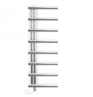 Bisque Chime Electric Left Hand Chrome 1450 x 500mm Towel Rail