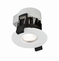 Knightsbridge 230V IP65 5W Fire-rated LED Dimmable Downlight 4000K - (RW5CW)