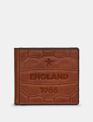 Men's England 1966 World Cup Football Leather Wallet - Brown - Yoshi
