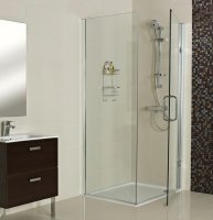 Roman Decem x 1000mm Hinged Door with Side Panel