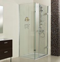 Roman Decem x 1400 x 800mm Hinged Door with One Inline Panel