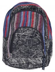 Gheri and Cotton Rucksack - Black