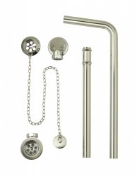 BC Designs Exposed Plug & Chain Bath Waste with Overflow Pipe