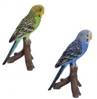 Budgerigar Budgie - Lifelike Ornament Gift - Indoor or Outdoor - Pet Pals