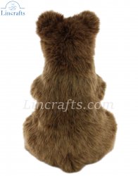 Soft Toy Brown Bear Mama & Baby by Hansa (31cm) 7965