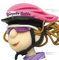 Birthday Card - Female Bicycle Belle Bike One Lump Or Two