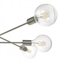 Dar Alana 6 Light Pendant Satin Chrome