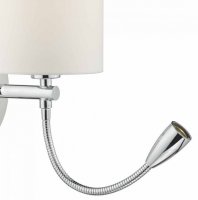 Dar Feta Wall Light LED Polished Chrome (Base Only)