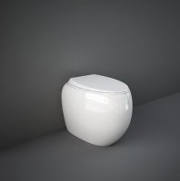 RAK Cloud Gloss White Back To Wall Pan