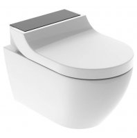 Geberit AquaClean Tuma Comfort WC Complete Solution with Wall Hung WC (Black Glass)