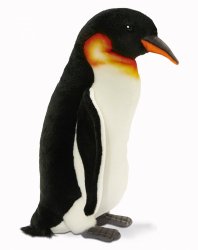 Soft Toy Bird, Emperor Penguin by Hansa (120cm H) 2467