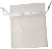 Small White Organza Bag