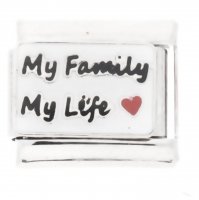 My Family My Life Italian Charm