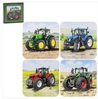 Tractors Modern Coasters - Set of 4