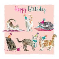 Birthday Card - Cat Design Purrfect - The Wildlife Ling Design