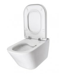 Roca The Gap CleanRim Wall Hung Toilet