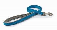 Ancol Padded BLue Dog Lead - 100cm x 1.2cm