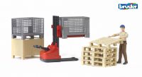 Logistics Pallet Play Set & Figure - Bruder 62200