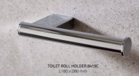 Miller Miami Toilet Roll/Spare Roll Holder - Chrome