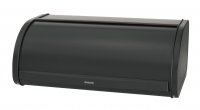Brabantia Roll Top Bread Bin in Matt Black