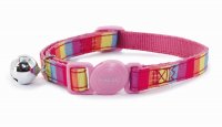 Ancol Pink Rainbow Cat Collar