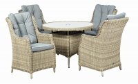 Wentworth Highback Comfort 4 Seater Set