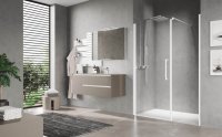 Novellini Young Plus G+F Hinged and In Line Shower Enclosure
