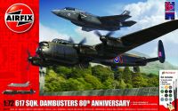 Dambusters 80th Anniversary Gift Set 617 Sqn Aeroplane - Scale 1:72 Model Kit - Airfix - A50191