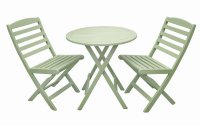 Porto Green Folding Bistro Set