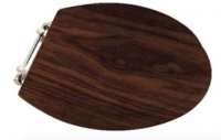 Perrin & Rowe Mahogany WC Toilet Seat