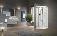 Novellini New Holiday R90 Hydromassage Quadrant Shower Enclosure