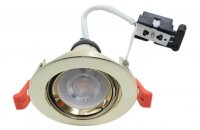 RA HOOP PLUS DOWNLIGHT DIE CAST GU10 TILT BRASS - (HP/TB)