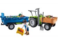 Farm Tractor & Trailer Playset & Accessories - 71249 - Playmobil