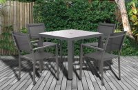 Pagoda Palma Stacking 4 Seater Garden Set