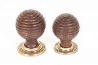 Rosewood and AB Beehive Cabinet Knob 35mm