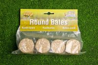 Round Straw Bales Farm - Set of 4 - Scale 1:32 - Kids Globe V050703
