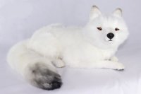 Soft Toy Arctic Fox Laying by Hansa (60cm.L) 7500