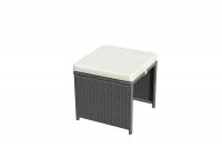 Royalcraft Cannes Grey 10 Seater KD Cube Set