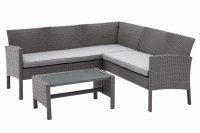 Nevada L Shaped Lounging Set - Grey