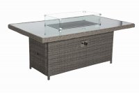 Paris Firepit 7pc Deluxe Modular Corner Dining Set